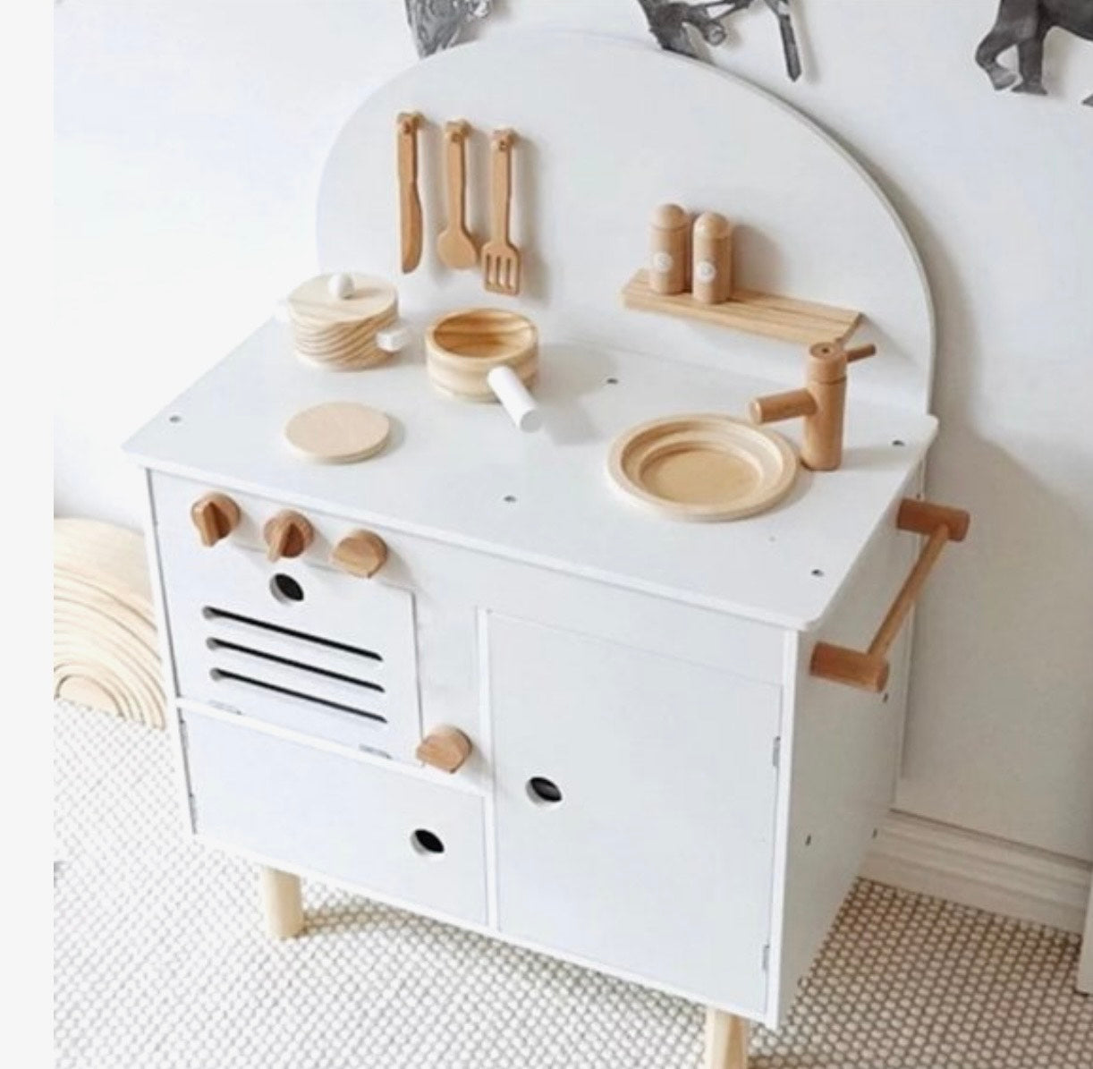 Houten Speelkeuken incl. Accessoires