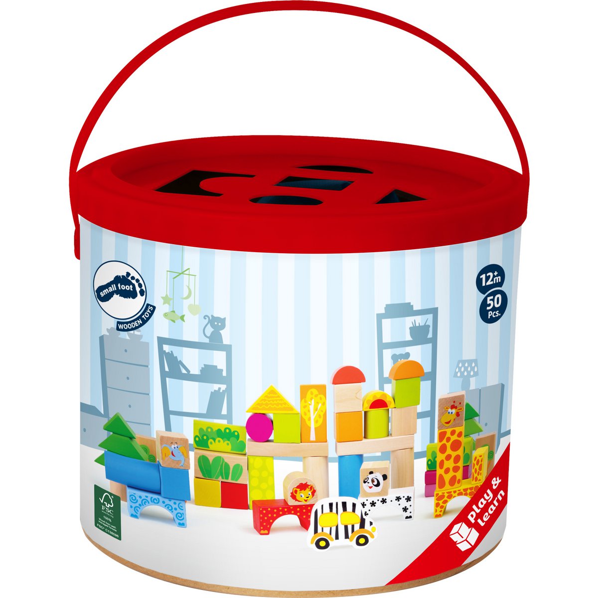 Houten Speelgoedbouwstenen