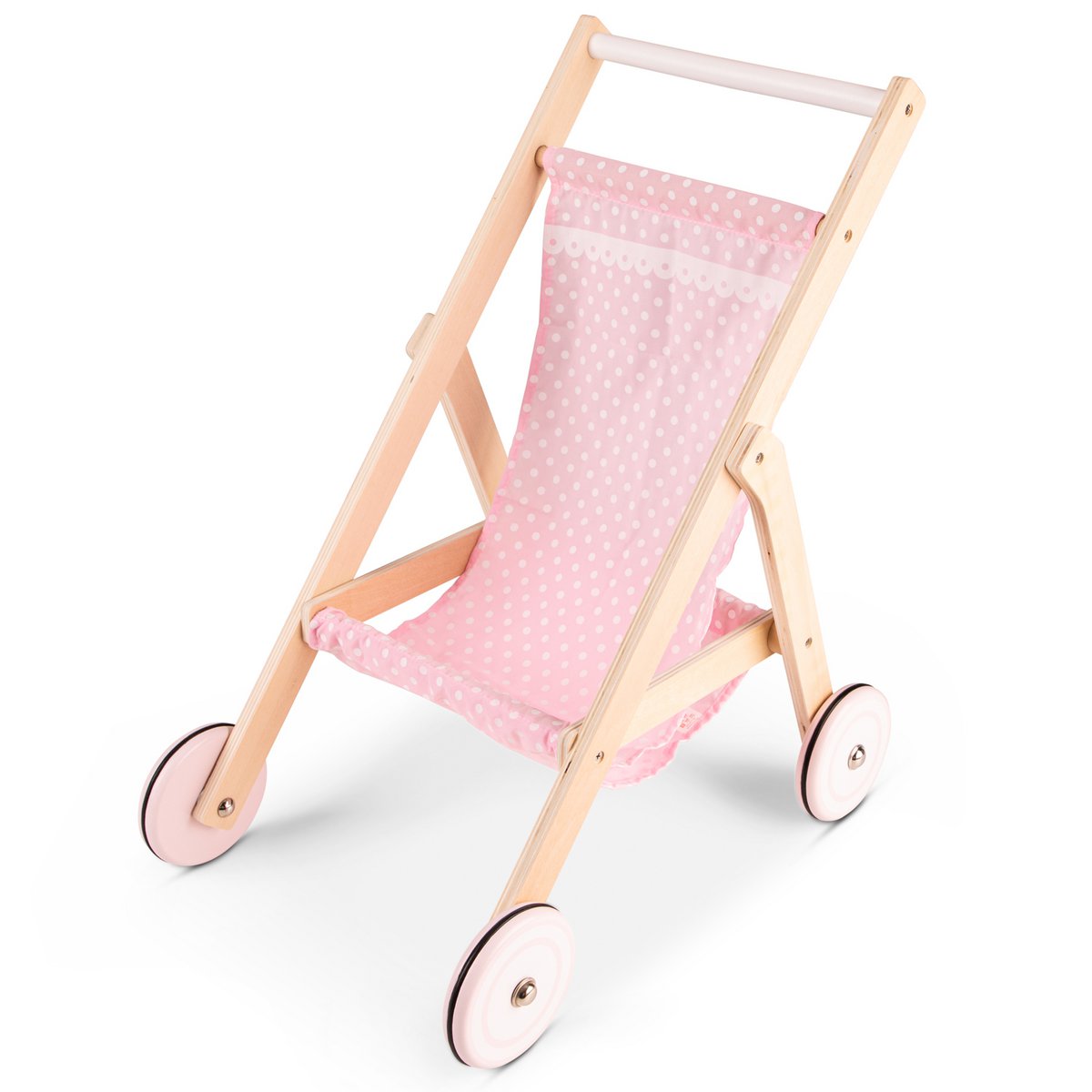 Poppenwagen Roze