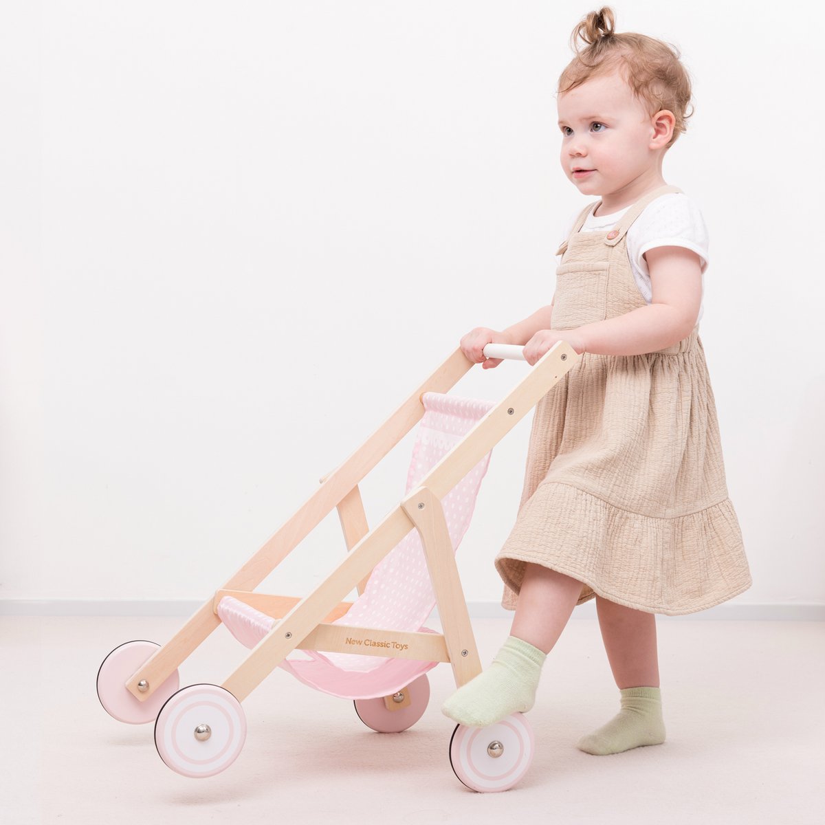 Poppenwagen Roze