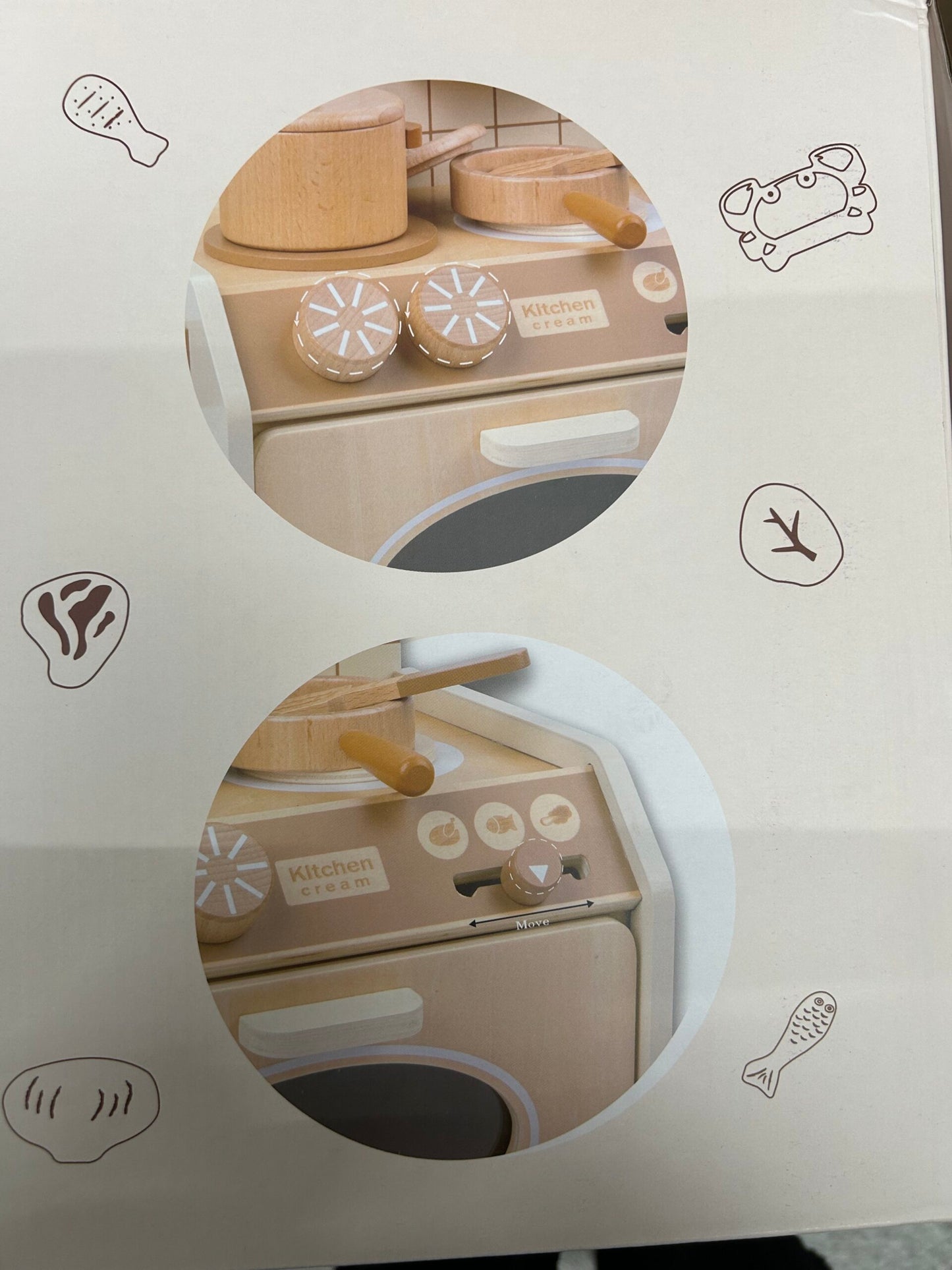 Houten Speelkeukentje met Accessoires
