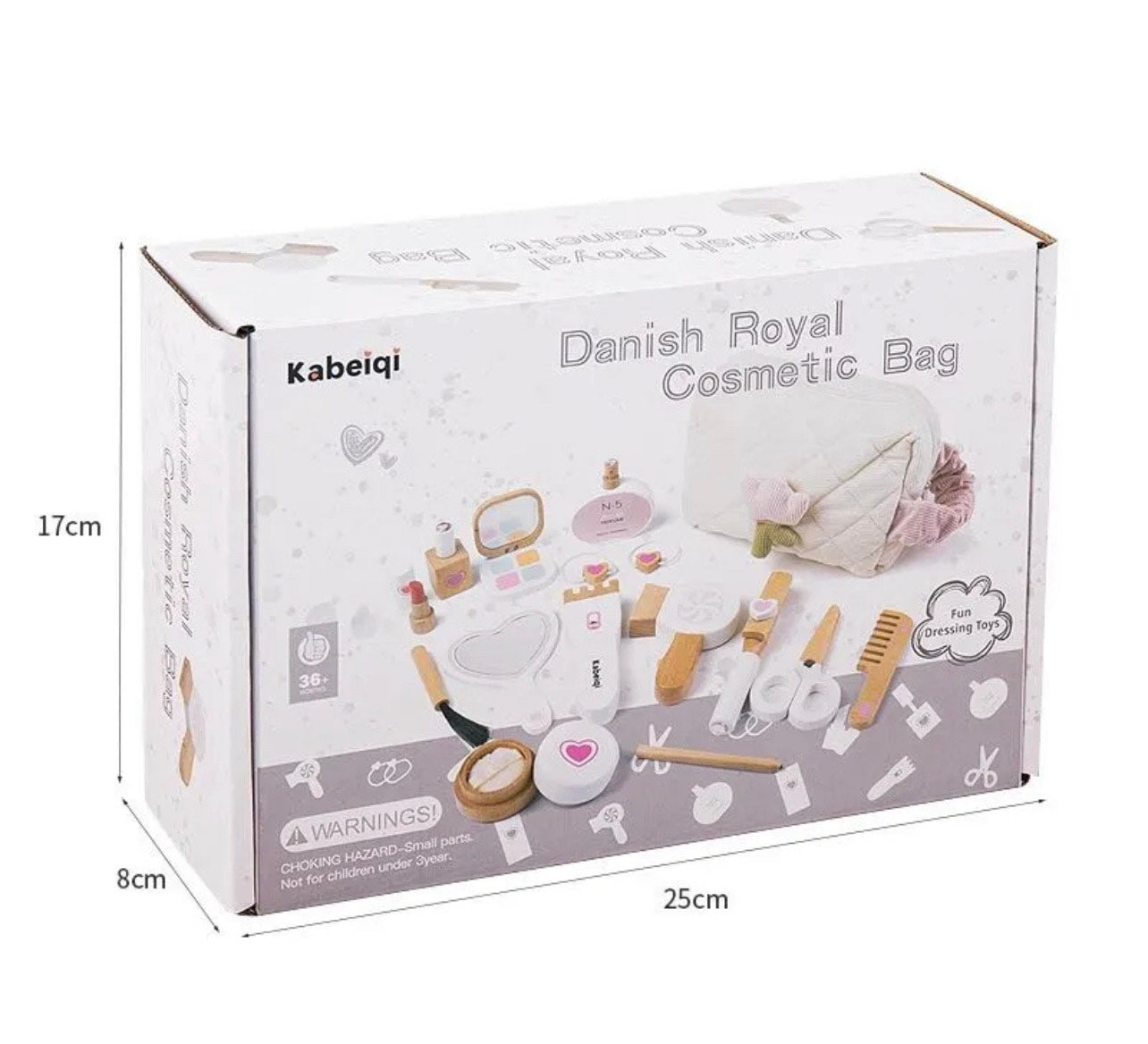 Houten Make-Up Set