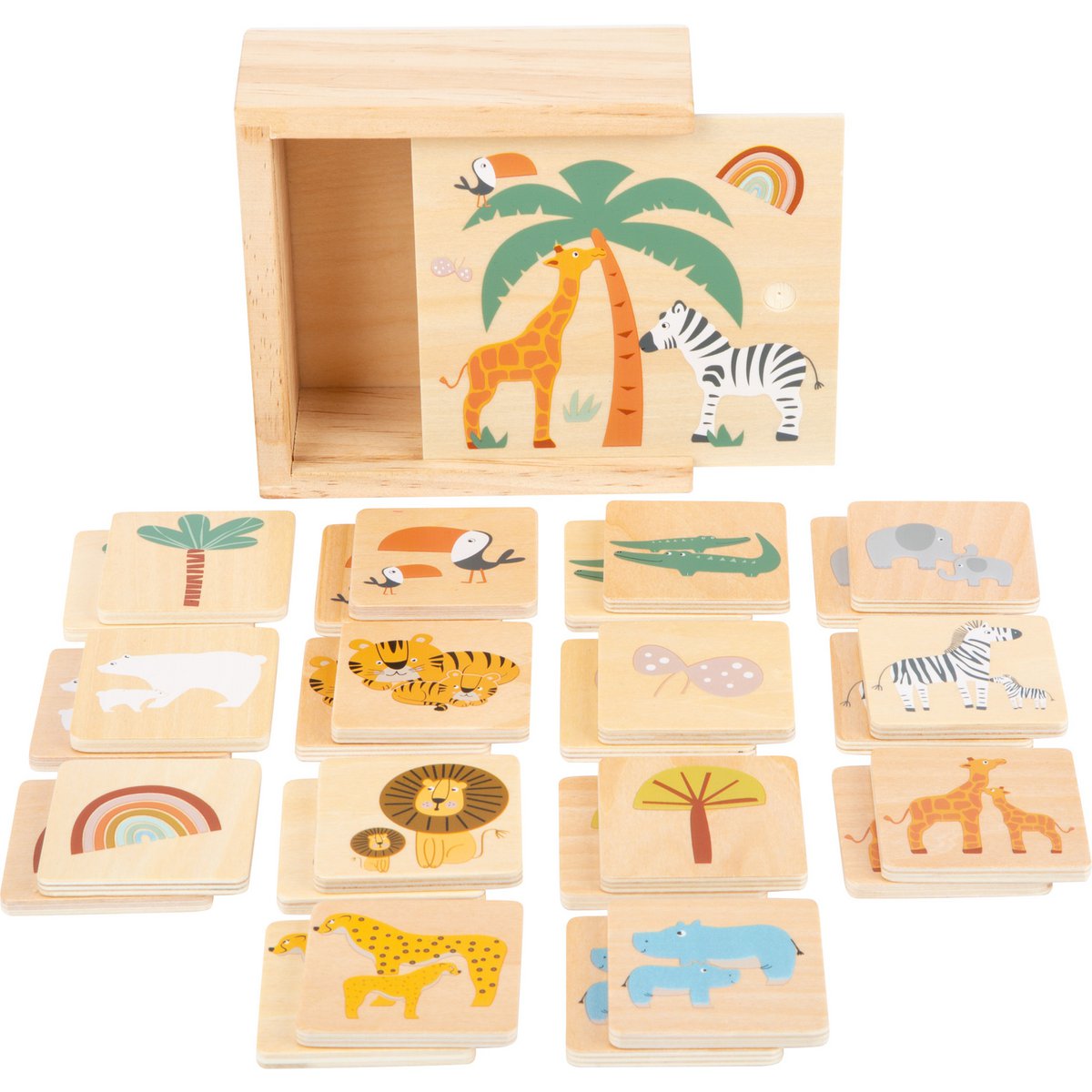 Memo Safari Bordspel van Hout