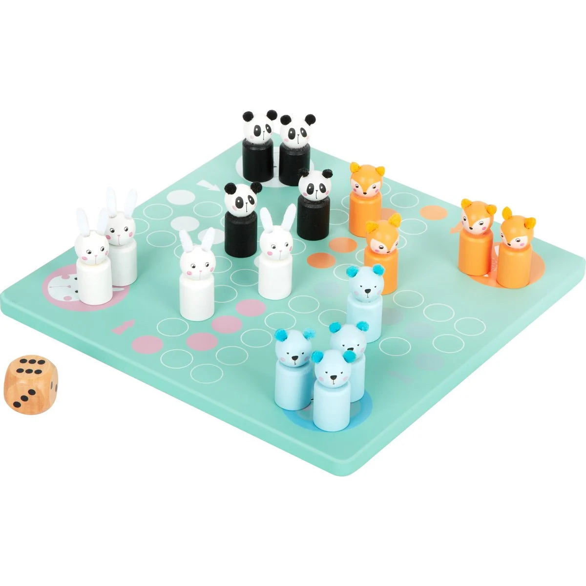 Ludo Pastel Bordspel van Hout