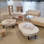 Houten Poppenhuis met Meubels