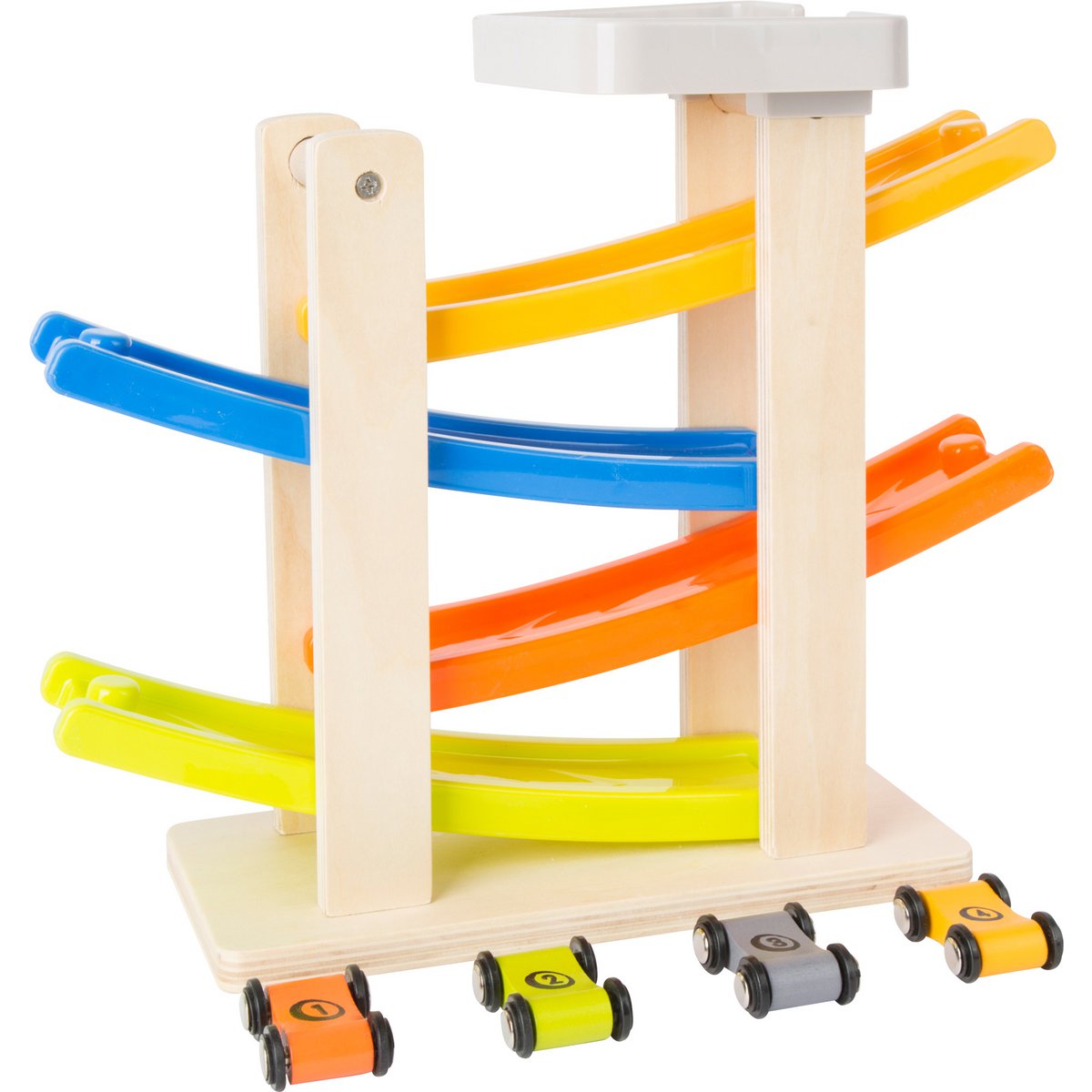 Houten Racebaan met Parkeerdek