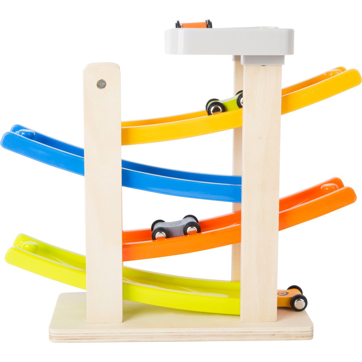Houten Racebaan met Parkeerdek