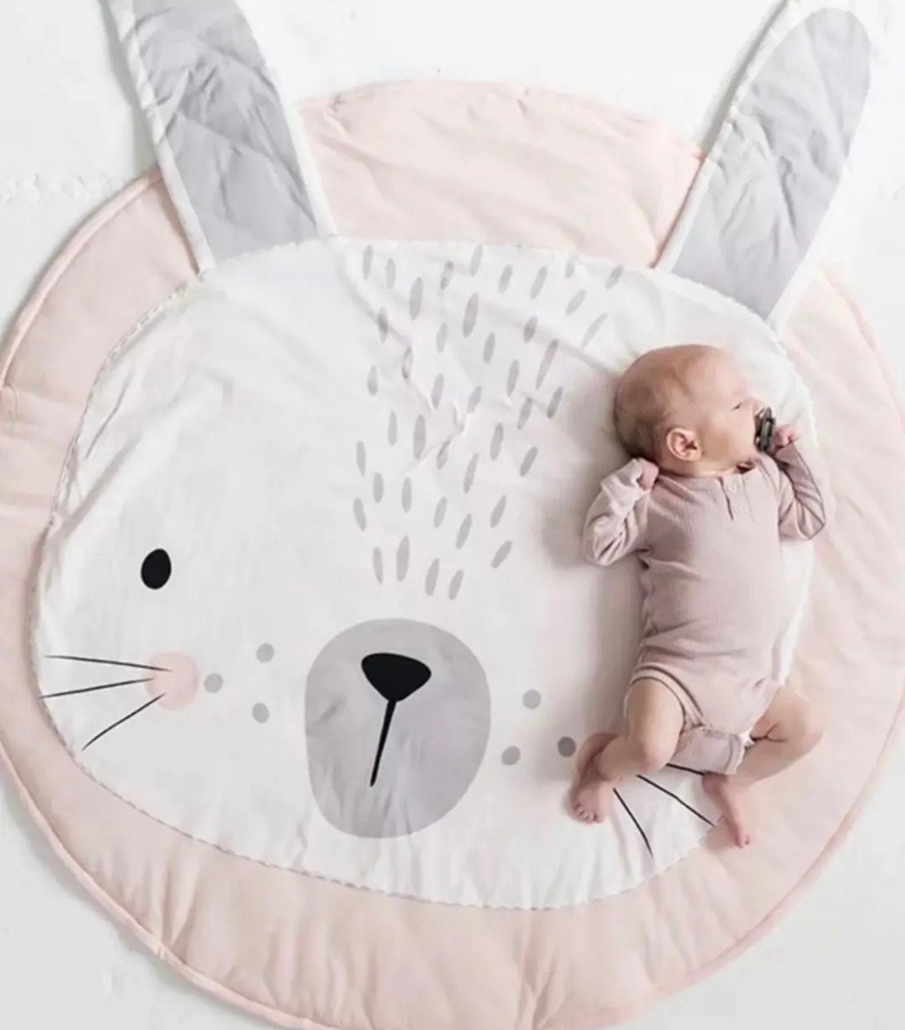Baby speelkleed Roze Konijn 90 cm