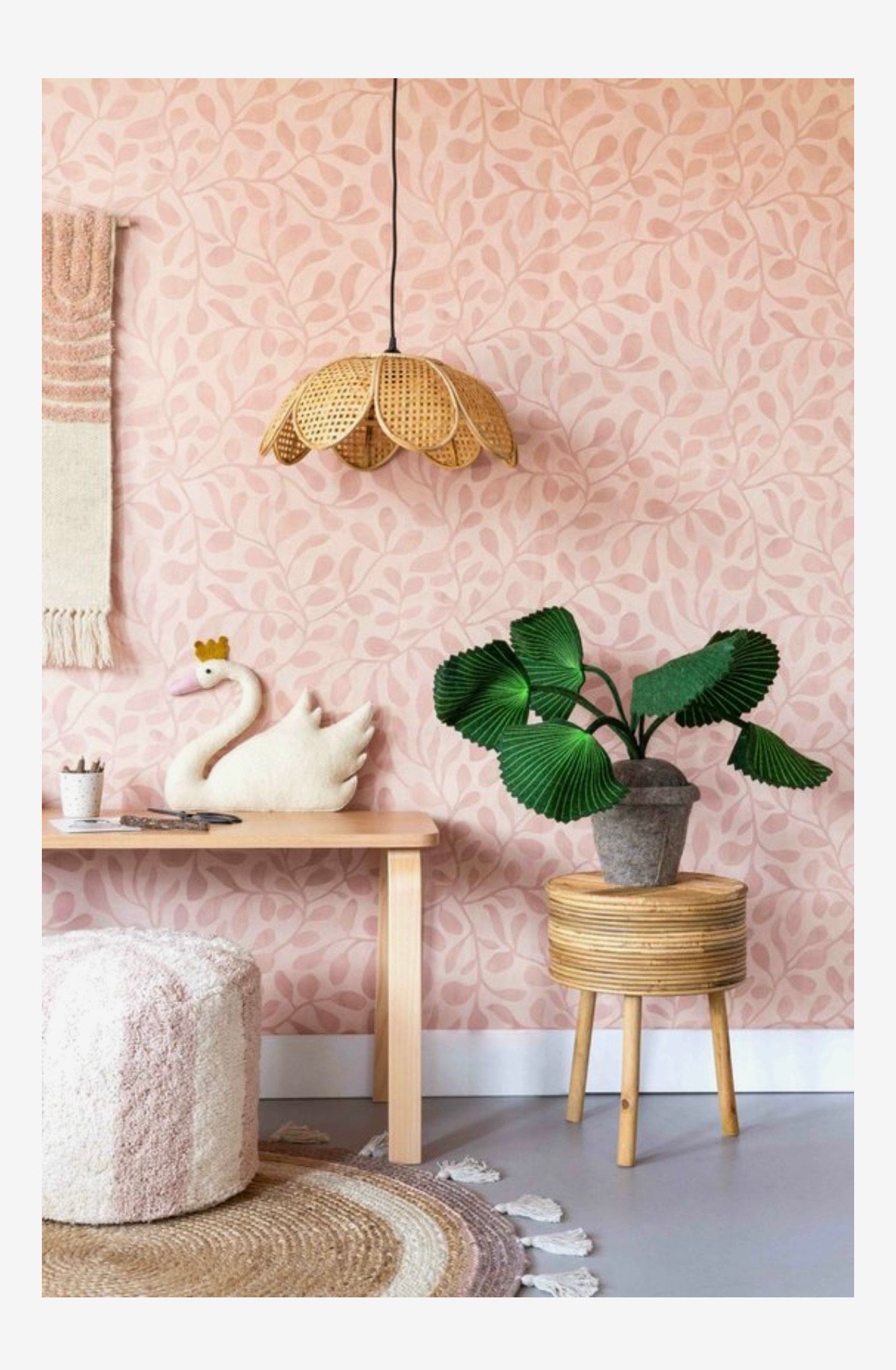 Rotan Hanglamp Bloem