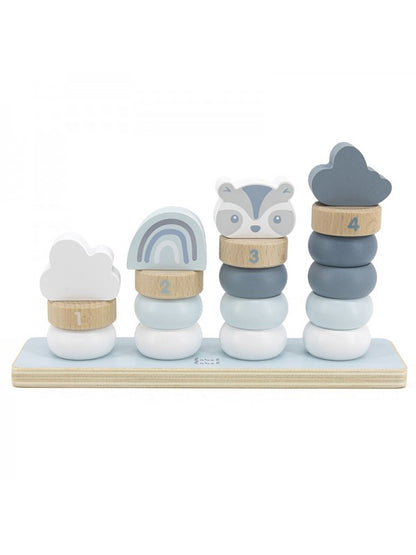 Little Stacking Rings Blauw