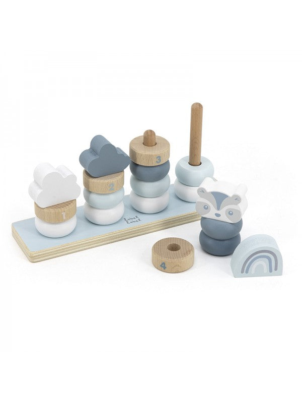 Little Stacking Rings Blauw