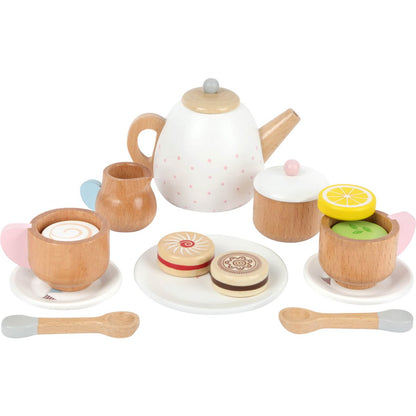 Houten Theeset met Speeleten 17pcs